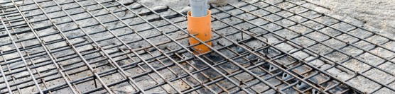 Concrete slab foundation for homes