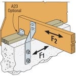 House bolting is a common technique in earthquake retrofitting